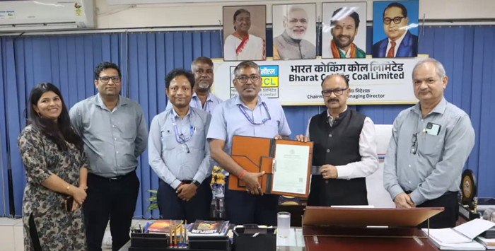 BCCL CMD interacts with representatives of Indo Danish Tool Room